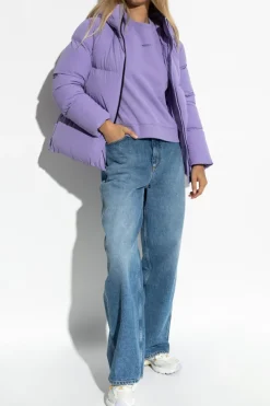 Woolrich PURPLE Sweatshirt with printed logo