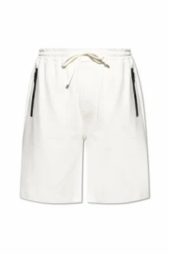 Woolrich WHITE Shorts with pockets