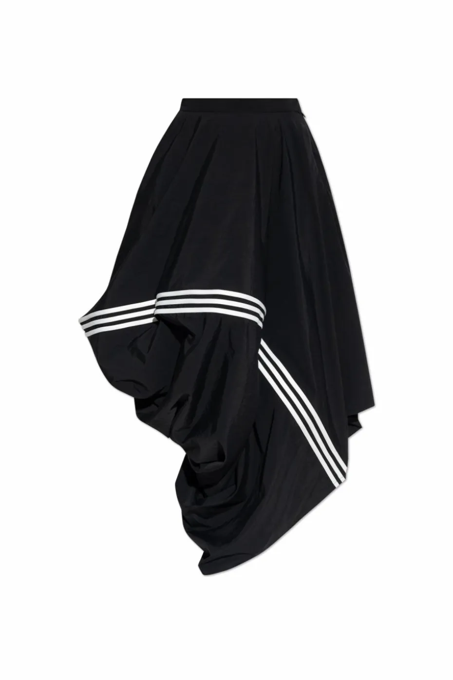 Y-3 BLACK Asymmetric skirt