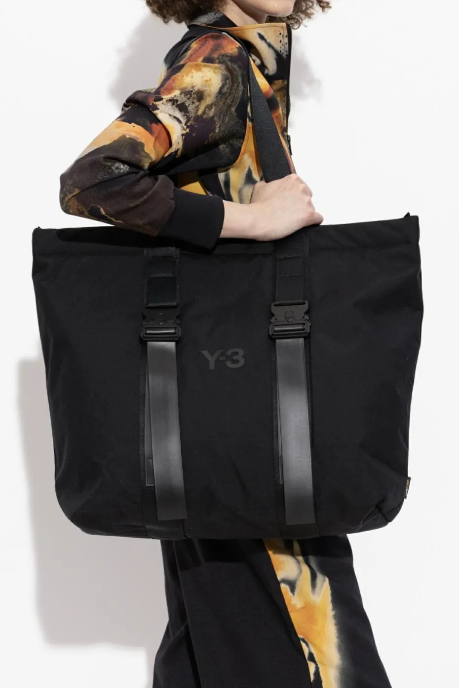 Y-3 BLACK Bag with logo