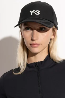 Y-3 BLACK Baseball cap from the "Tennis US" collection