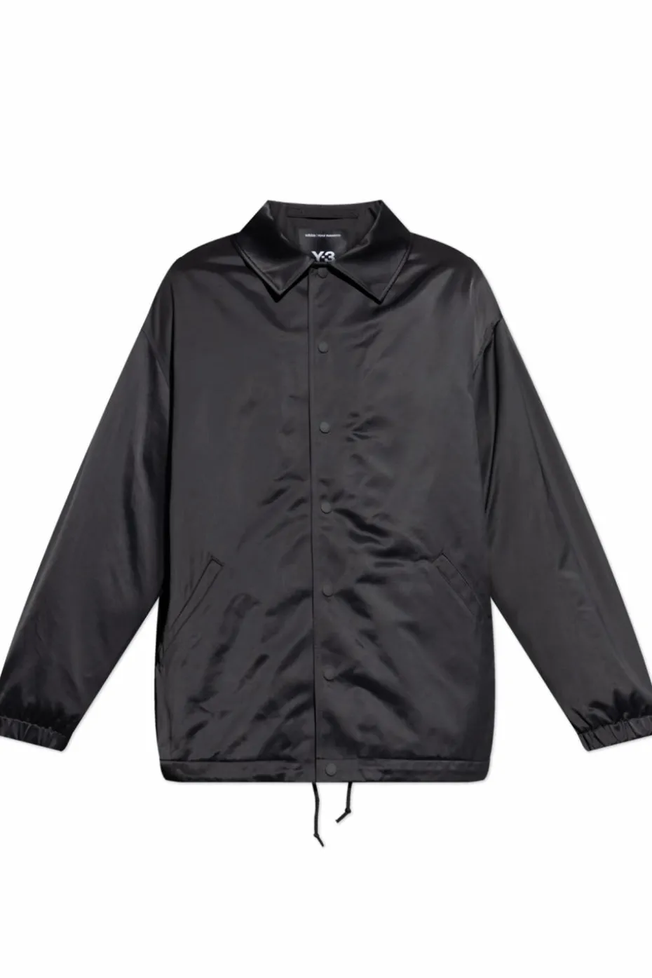 Y-3 BLACK Coat with logo