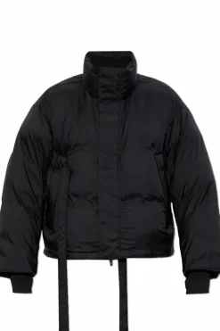 Y-3 BLACK Down jacket with pattern