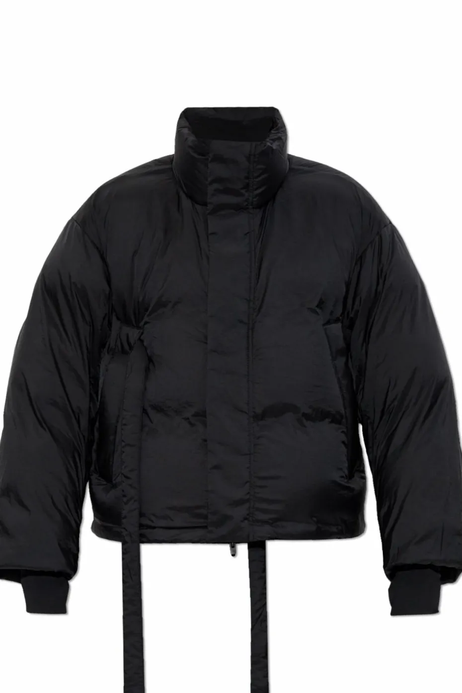 Y-3 BLACK Down jacket with pattern