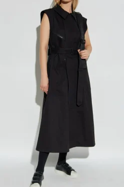 Y-3 BLACK Dress with detachable collar