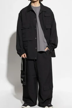 Y-3 BLACK Jacket with pockets
