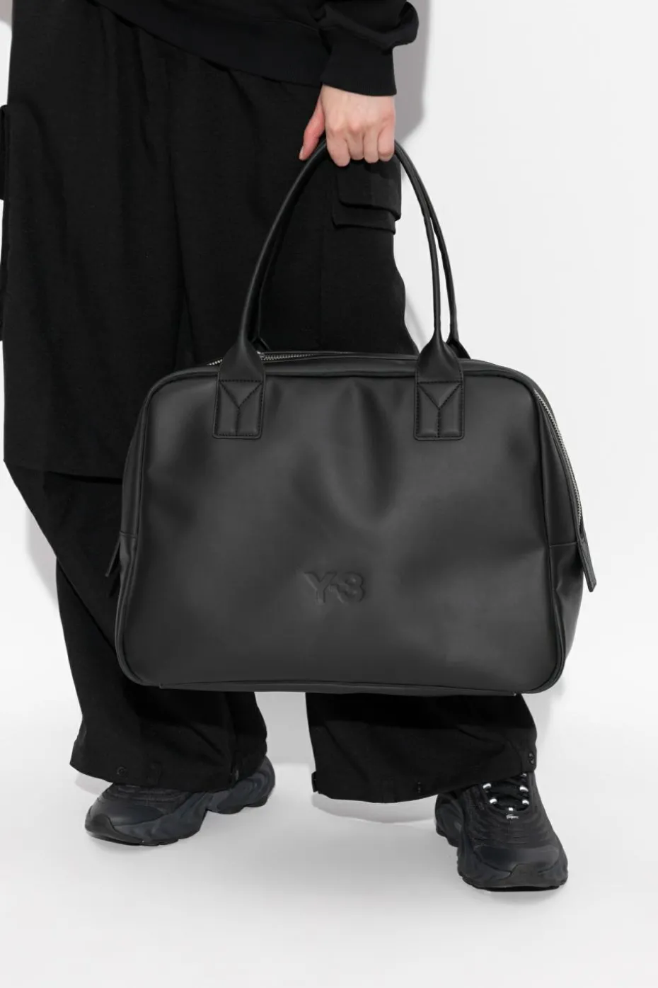 Y-3 BLACK Leather bag