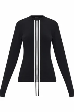 Y-3 BLACK Long sleeve T-shirt 'Cinch'