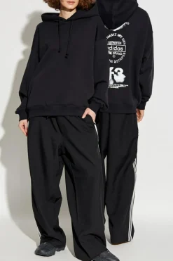 Y-3 BLACK Pants with logo