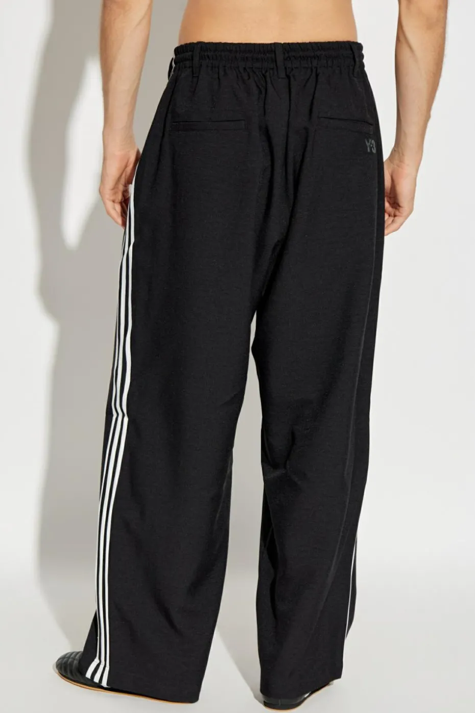Y-3 BLACK Pants with logo