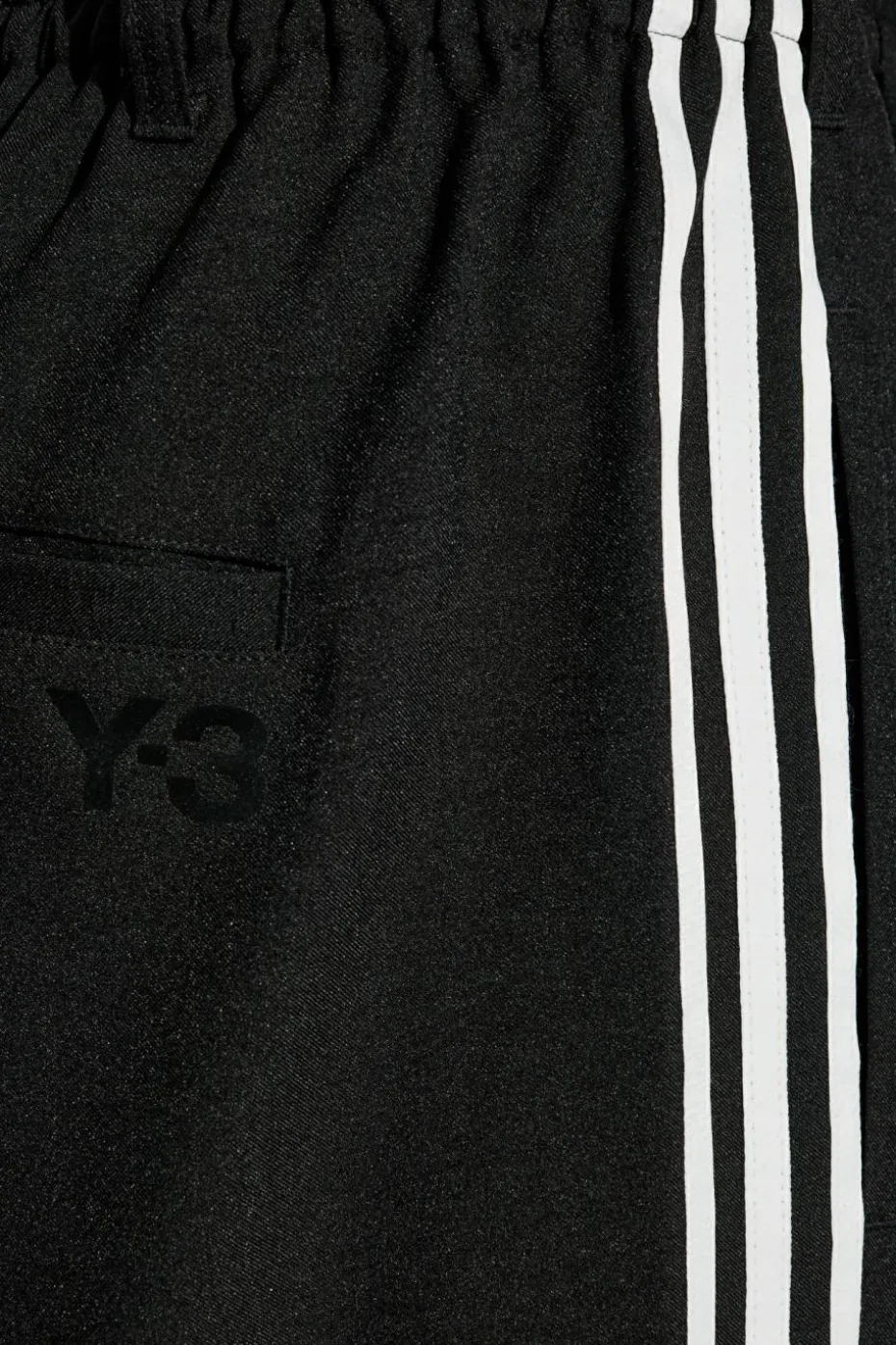 Y-3 BLACK Pants with logo
