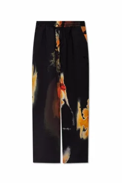 Y-3 BLACK Pants with logo