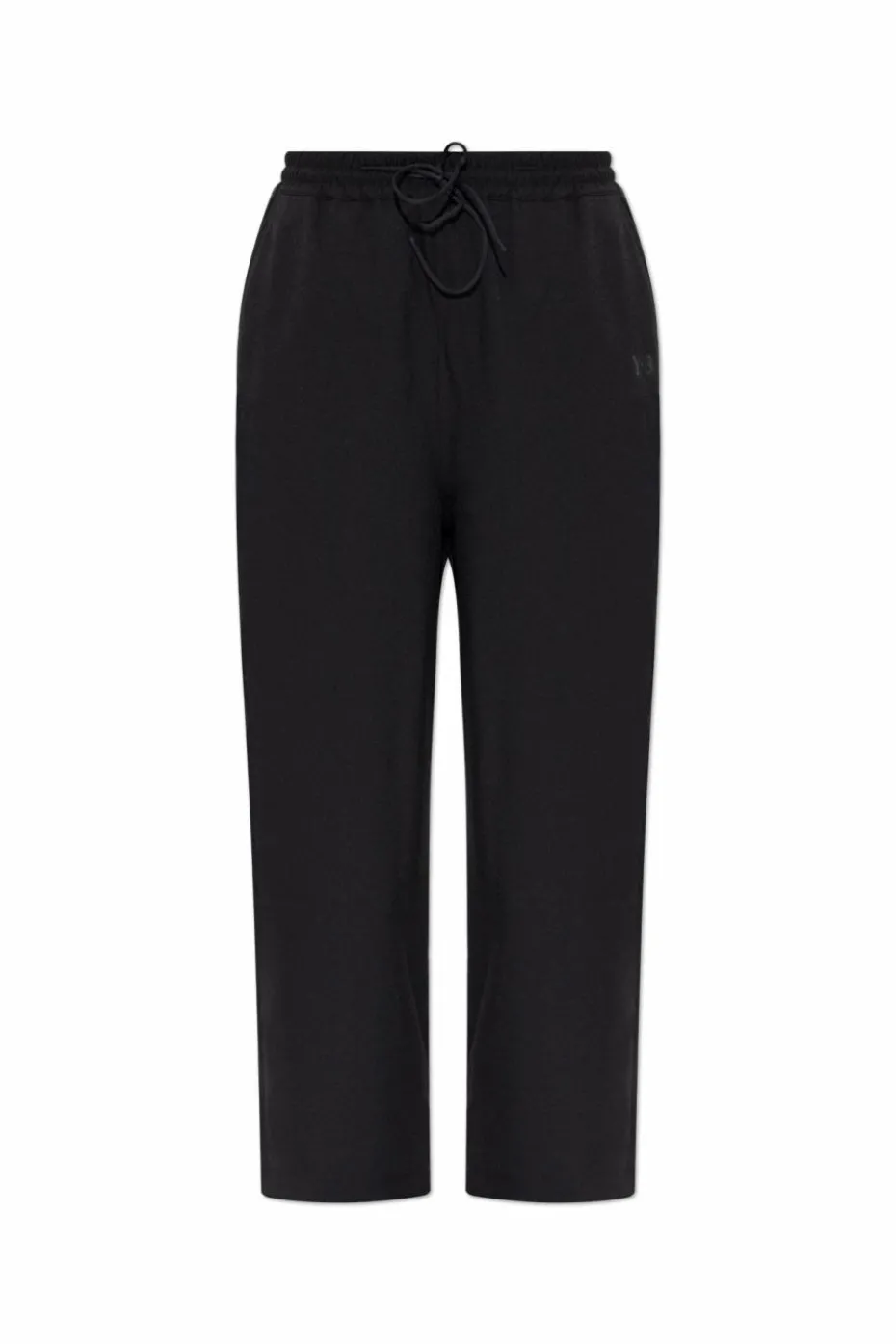 Y-3 BLACK Pants with '3S' side stripes