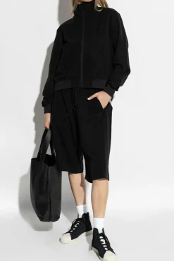 Y-3 BLACK Shorts with logo