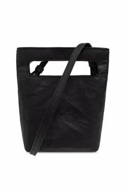 Y-3 BLACK Shoulder bag with logo