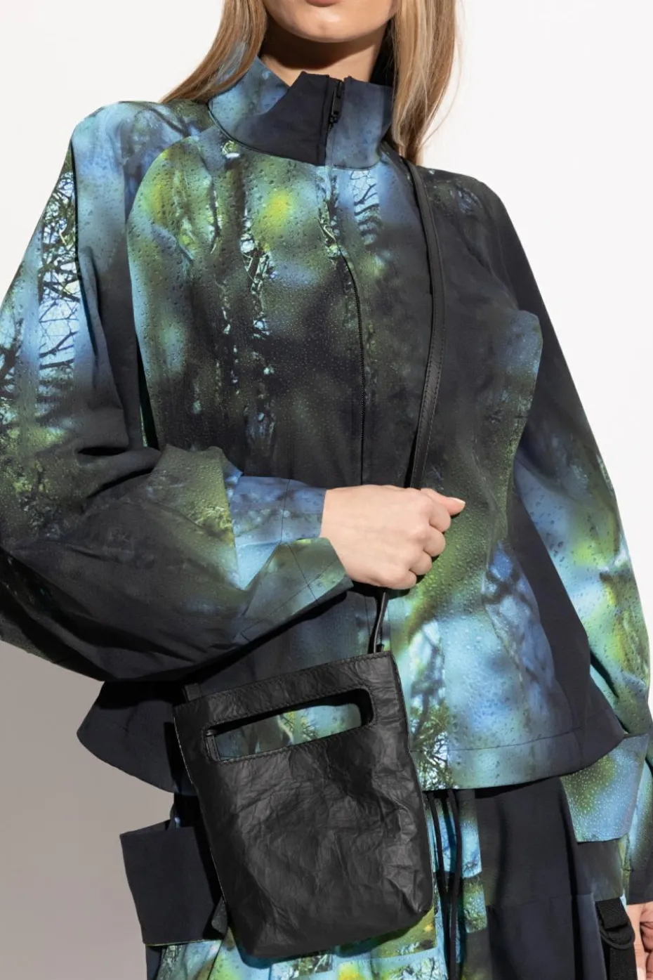 Y-3 BLACK Shoulder bag with logo