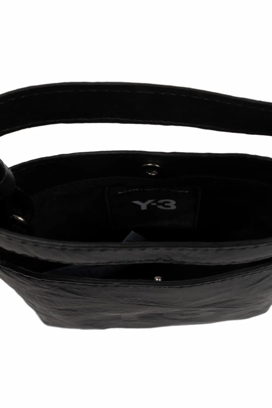 Y-3 BLACK Shoulder bag with logo