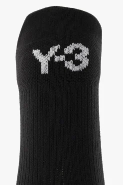 Y-3 BLACK Socks with logo