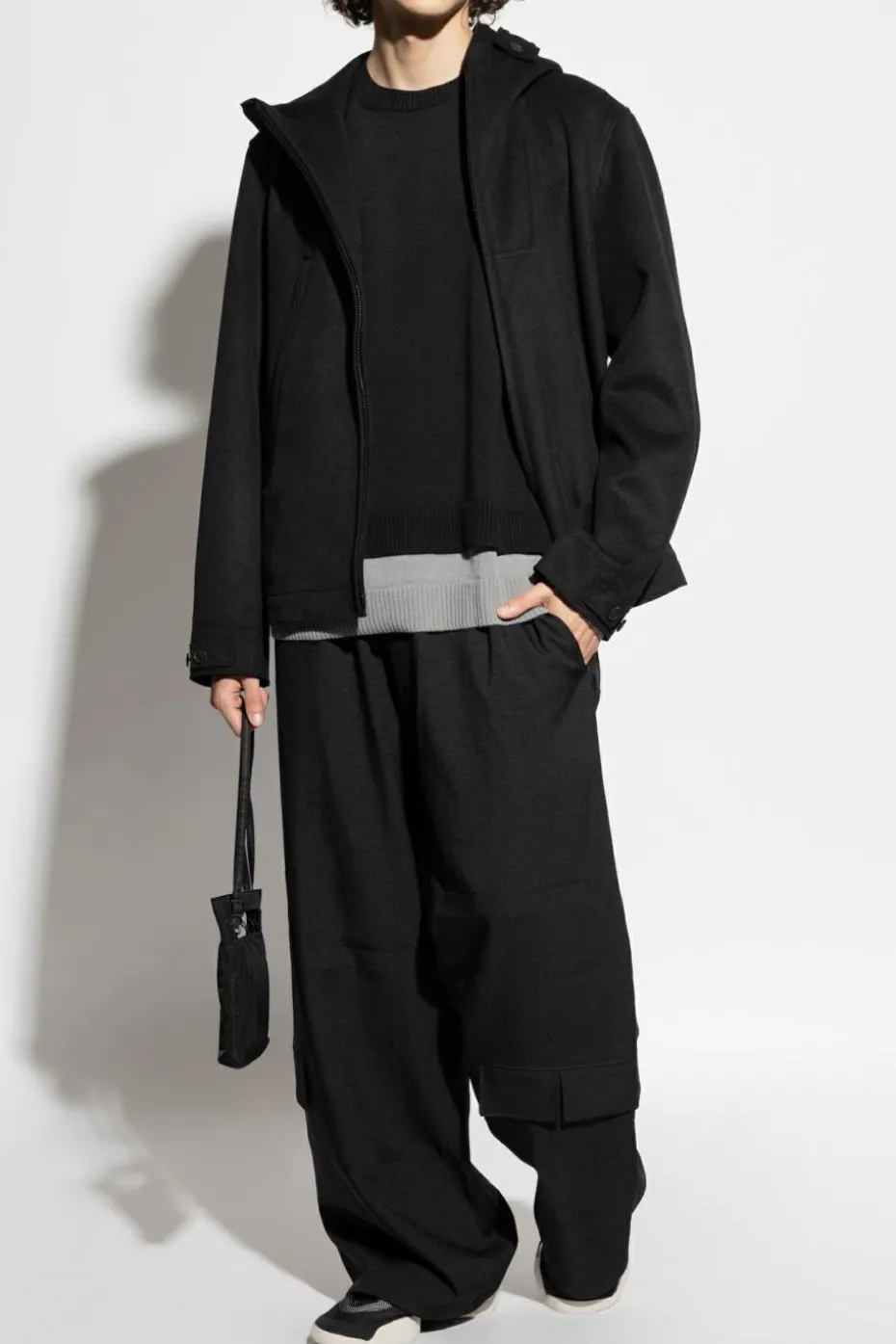 Y-3 BLACK Sweater with logo