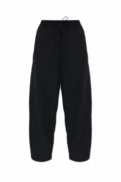 Y-3 BLACK Sweatpants with logo