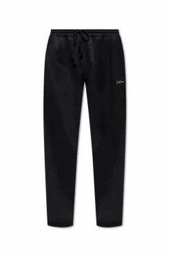 Y-3 BLACK Sweatpants with logo