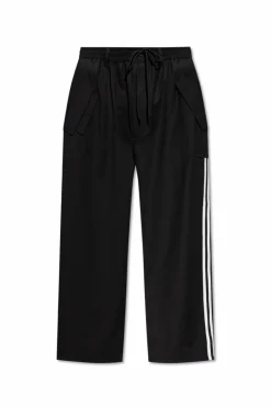 Y-3 BLACK Sweatpants with logo