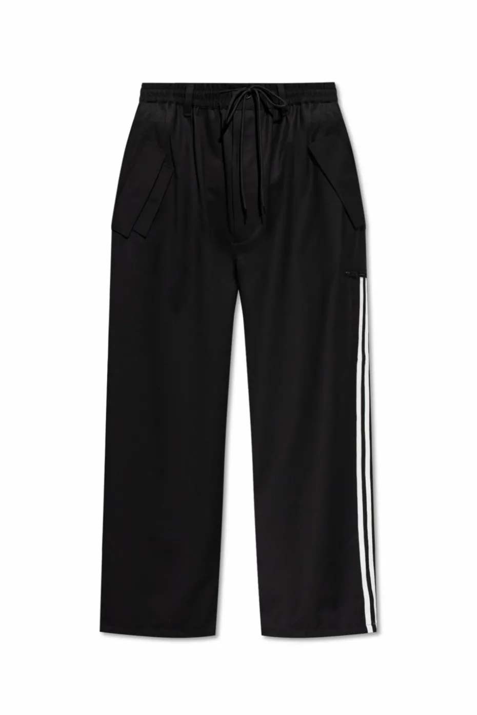 Y-3 BLACK Sweatpants with logo