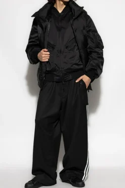 Y-3 BLACK Sweatpants with logo