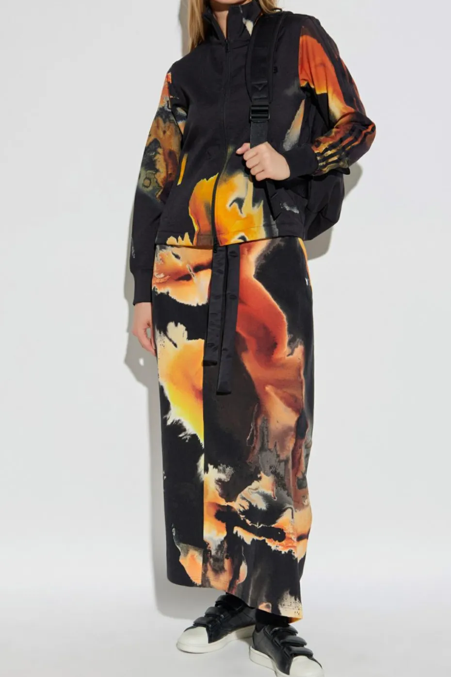 Y-3 BLACK Sweatshirt with print