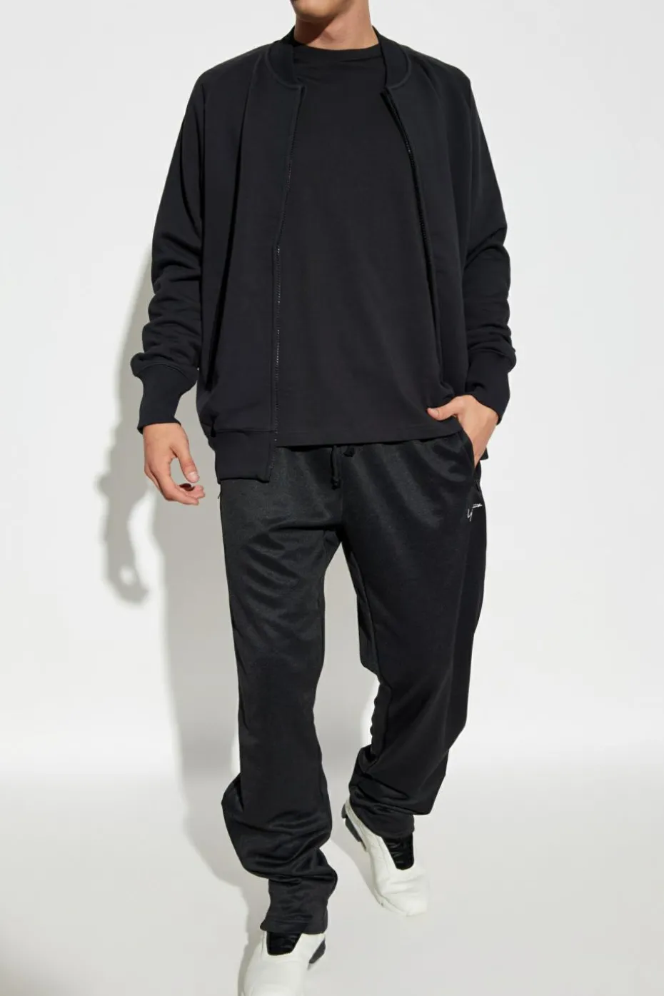 Y-3 BLACK "Track" sweatshirt