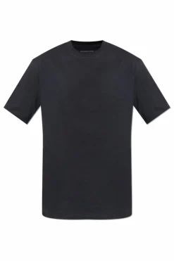 Y-3 BLACK T-shirt with print