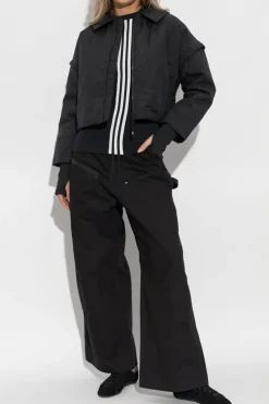 Y-3 BLACK 'Twill' cargo pants