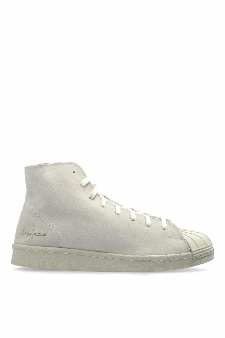 Y-3 cream Athletic sneakers Pro Model above the ankle
