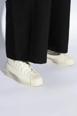 Y-3 cream Athletic sneakers Pro Model above the ankle