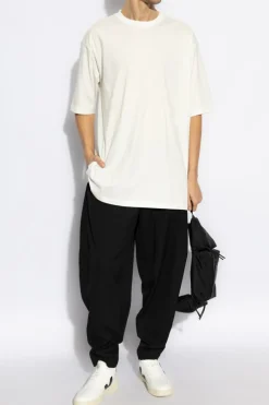 Y-3 cream Loose fit T-shirt