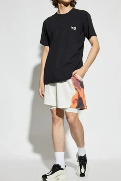 Y-3 GREY Shorts with leggings from the "Tennis US" collection