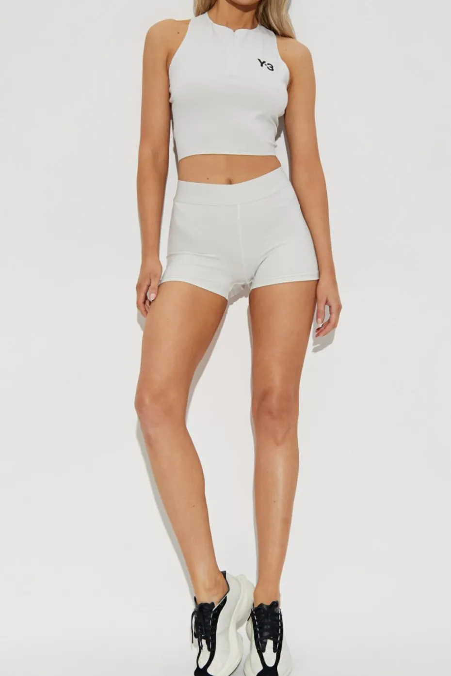 Y-3 GREY Top from the `Tennis US` collection