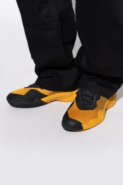 Y-3 ORANGE Sport shoes `Barricade 13 M Y-3` from the `Tennis US` collection