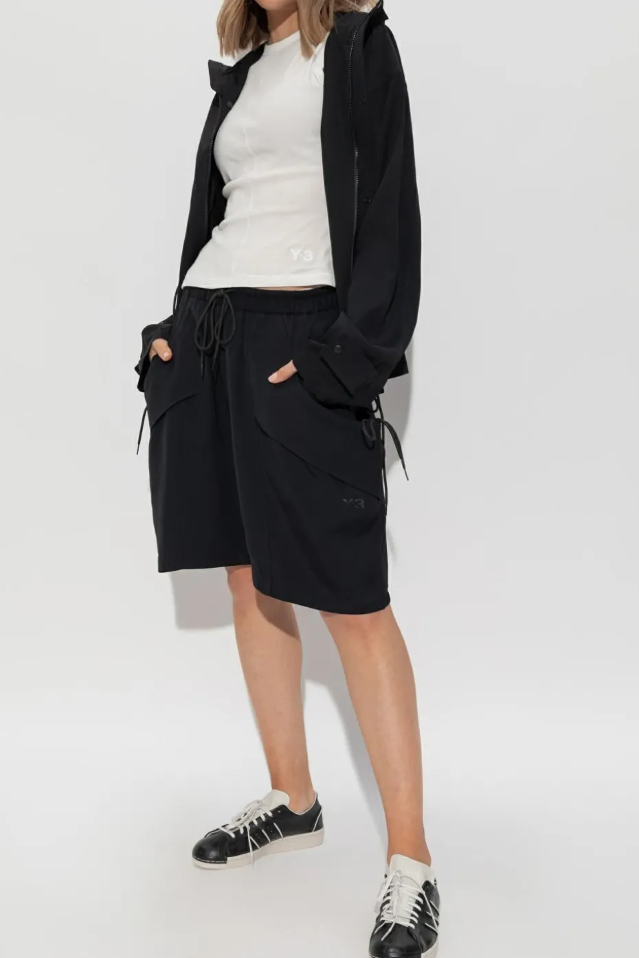 Y-3 WHITE Sleeveless Top