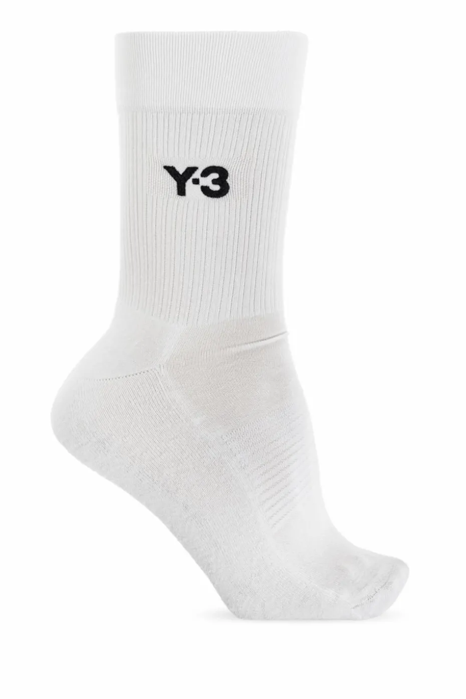 Y-3 WHITE Socks with logo