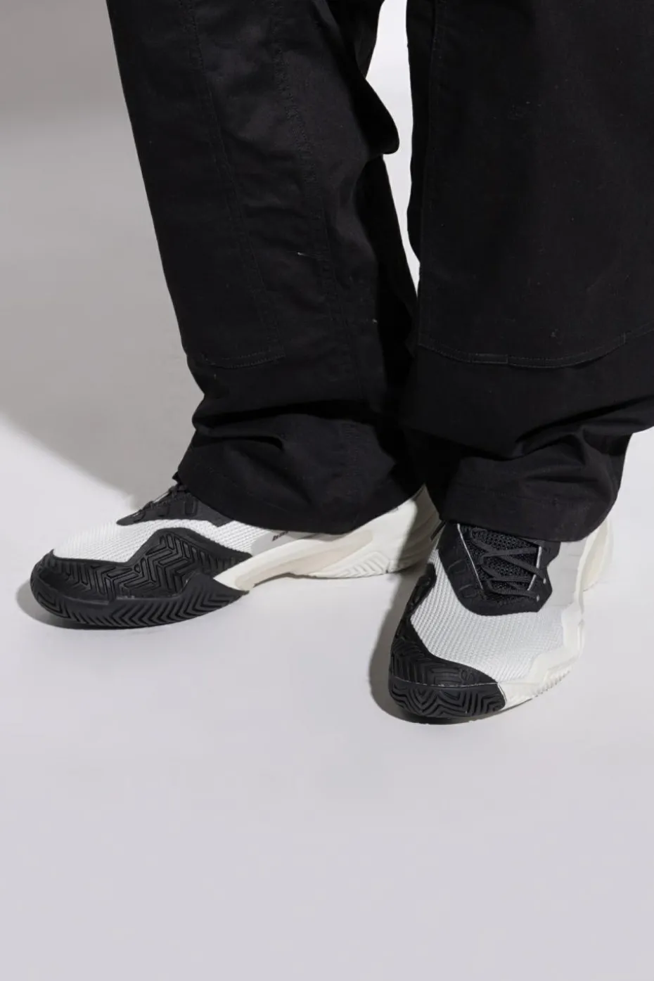 Y-3 WHITE Sports shoes `Barricade 13 M Y-3` from the `Tennis US` collection