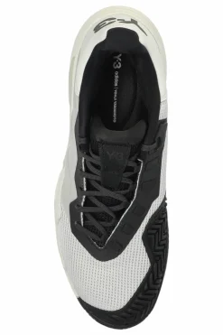 Y-3 WHITE Sports shoes `Barricade 13 M Y-3` from the `Tennis US` collection