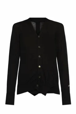 Yohji Yamamoto BLACK Cardigan with Logo