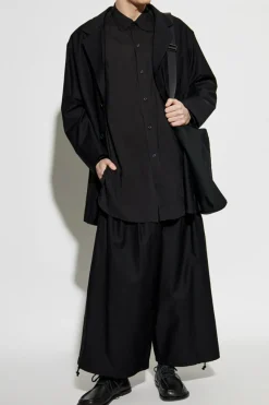 Yohji Yamamoto BLACK Shirt with pocket