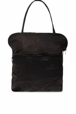 Yohji Yamamoto BLACK Shoulder bag with vintage effect