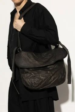 Yohji Yamamoto BLACK Shoulder bag with vintage effect