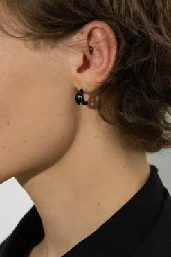 Yohji Yamamoto BLACK Silver mono earring