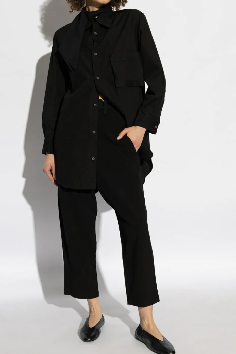 Yohji Yamamoto BLACK Wide-leg pants