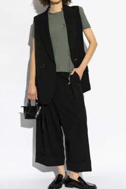 Yohji Yamamoto BLACK Wool Bermudas