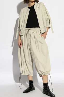 Yohji Yamamoto GREY Wide-leg pants